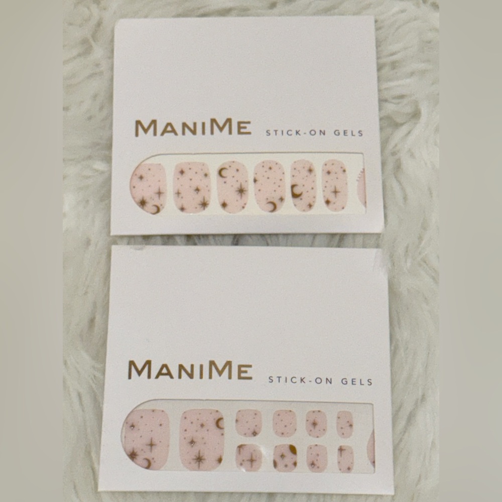 ManiMe Stick-On Gels with Star Design - Set for Manicure and Pedicure
